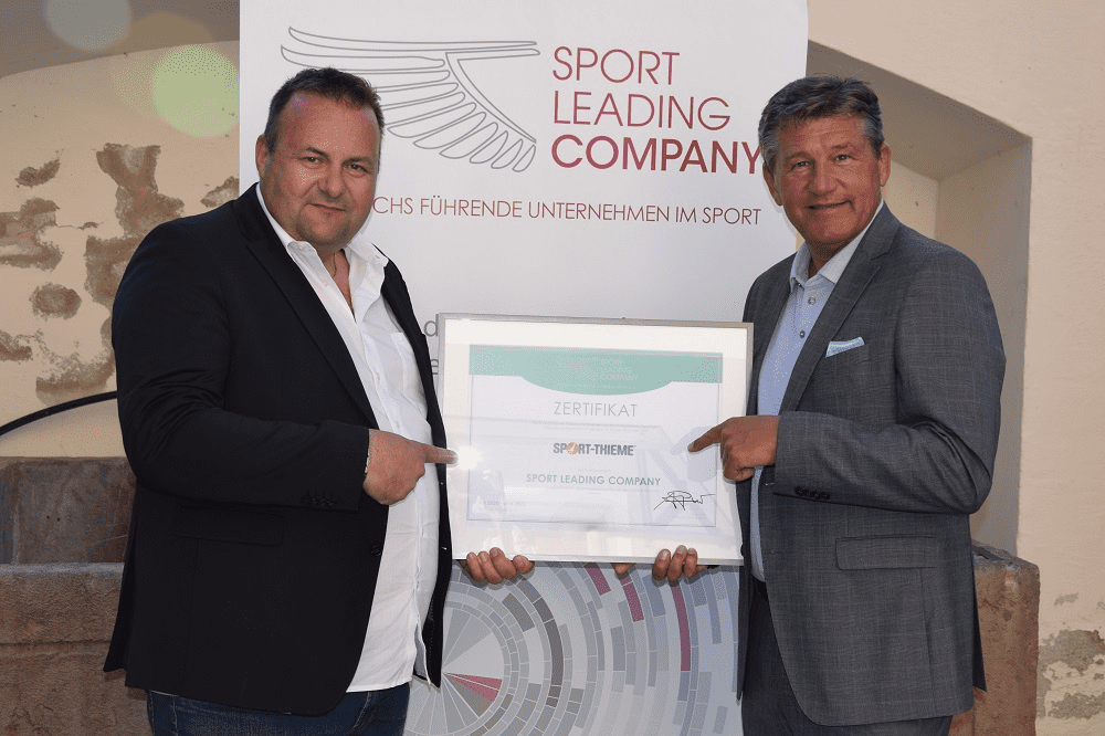 Sport-Thieme als Sport Leading Company rezertifiziert
