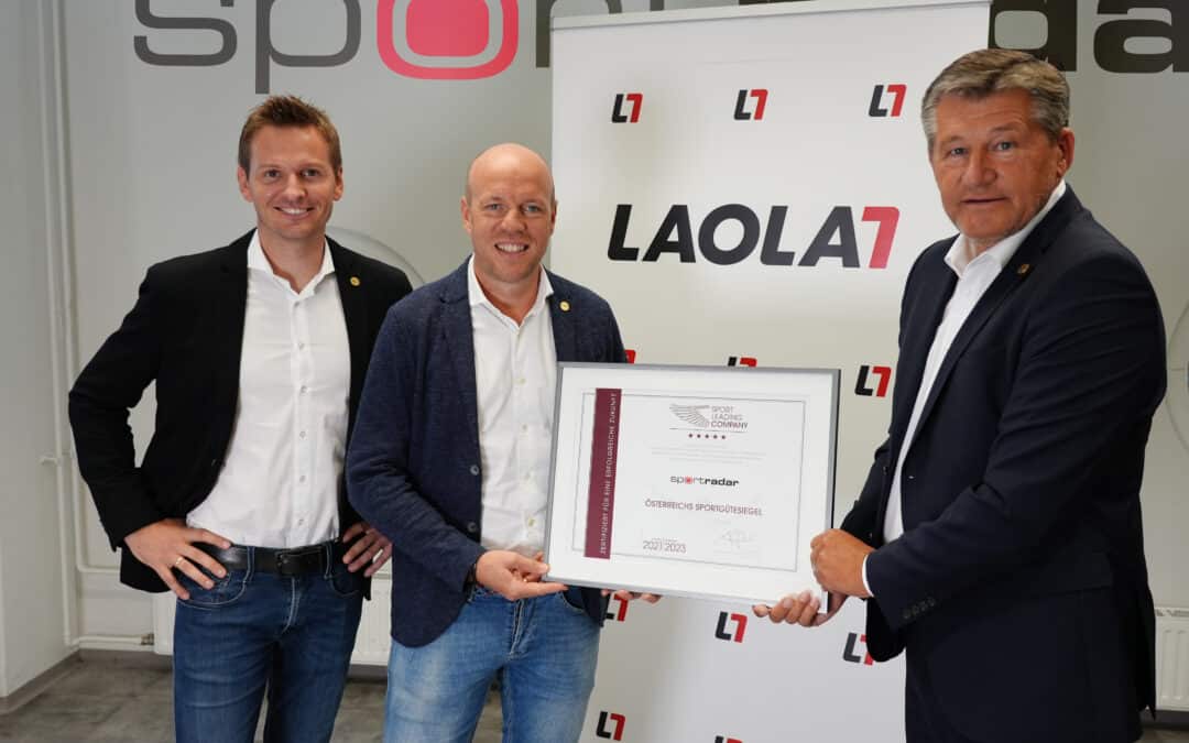 LAOLA1 und Sportradar als Sport Leading Company ausgezeichnet