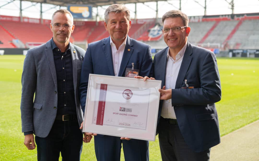 Internationales Fußball Institut als Sport Leading Company rezertifiziert!