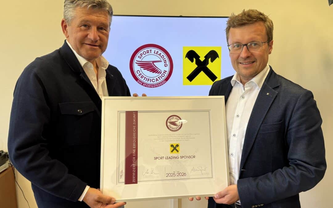 Raiffeisenverband Salzburg als Sport Leading Sponsor zertifiziert