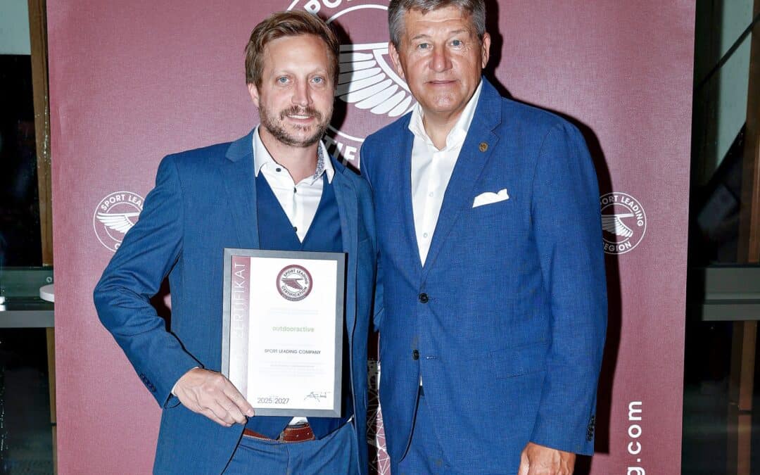 Outdooractive erhält Sportgütesiegel als Sport Leading Company