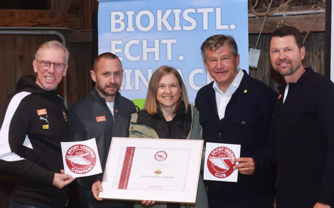 SK Rapid erhält Sportgütesiegel als Sport Leading Company