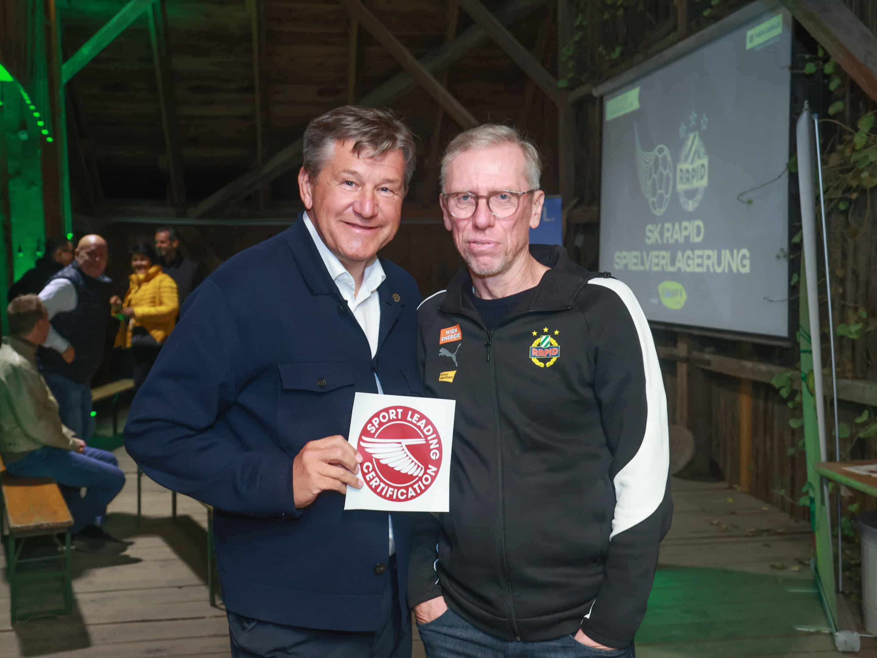 SK Rapid Wien erhält Sportgütesiegel als Sport Leading Company